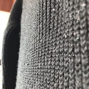 Black knit sweater